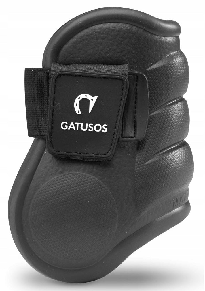 Ochraniacze skokowe GATUSOS DELUXE tył czarne - Cavalo